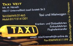 Taxi Veit M. Nemeth