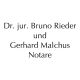 Dr. jur. Bruno Rieder u. Gerhard Malchus Notare
