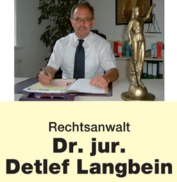 Rechtsanwalt Dr.jur. Detlef Langbein