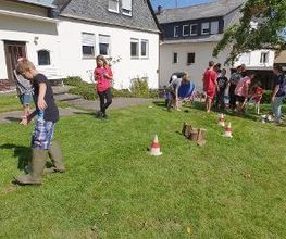 Spiele auf dem Rasen