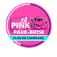 Pink Pare-Brise Plan-de-Campagne