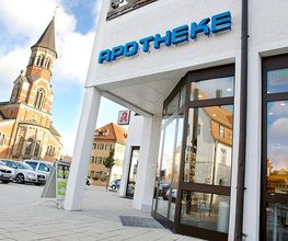 Aussenansicht der Apotheke Nattheim