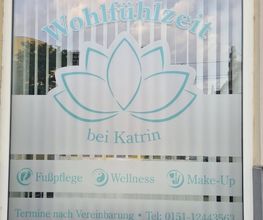 Schaufenster Beschriftung