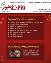 Boucherie-Traiteur Kottelat SA Bild 3