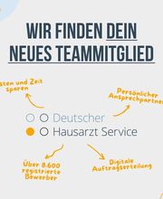 Arzt- und Praxispersonalsuche mit dem Deutschen Hausarzt Service.