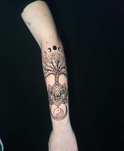 Mandala Lotus + Tree by Sabita