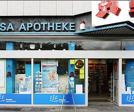 Aussenansicht der Hansa-Apotheke