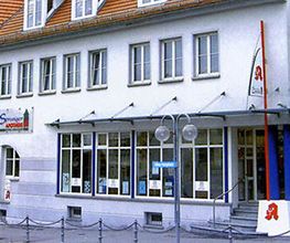 Aussenansicht der Apotheke Spranger