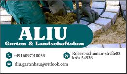 Aliu garten und landschaftsbau logo