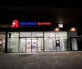 Aussenansicht der Hörschbach-Apotheke Murrhardt