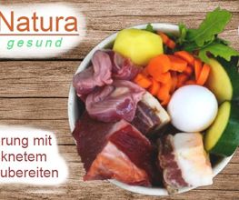 AnimalNatura steht für natürliche Tierernährung. Mit BARF- und Rohfütterung sowie gefriergetrocknetem Futter können Sie Hunde und Katzen artgerecht, gesund und individuell ernähren.