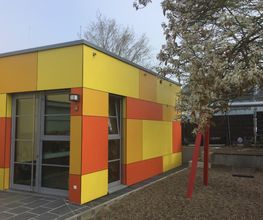 HPL-Fassade Kiga Rheinbreitbach