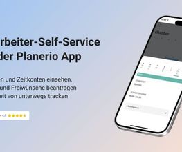 Planerio Mitarbeiter-App: Schichten einsehen, Freiwünsche beantragen, Arbeitszeit tracken