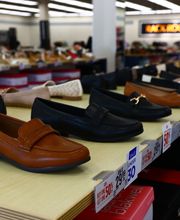 Dress Shoe Section of Store