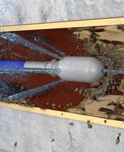 Spülen Rohrdurchtrieb