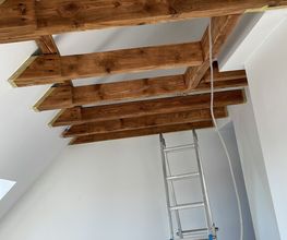 Holzaufbereitung inklusive Dachgeschoss Ausbau