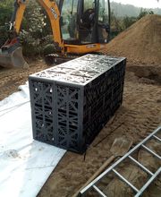 Einbau Sickerblock