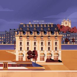 Bar de l'hôtel Mercure Château Perrache