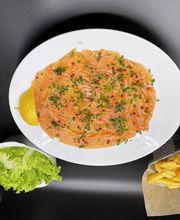 Carpaccio de saumon frais