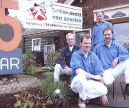 Verf en wand van Asselen