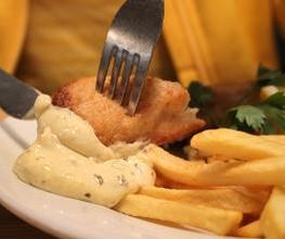 Sauce tartare fish and chips