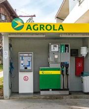 AGROLA Tankstelle in Lufingen - eine Tanksäule mit Zahlterminal