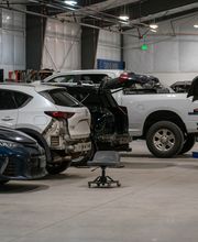 Wide Shot of Body Repair Area