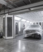 Exterior of Spray Paint Booth