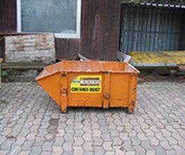 Minicontainer 1cbm
und 1,5cbm