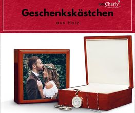 Geschenkskästchen aus Holz von fotoCharly Fotobuch & Fotogeschenke