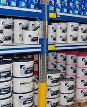 Standortbild Innenraum Lager SKV GmbH Marburg, Großhandel für Maler, Bodenleger und Stuckateure