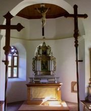 Blick in die Roßberg-Kapelle