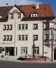Die Hauptgeschäftsstelle der Volksbank Rottweil eG in Rottweil.