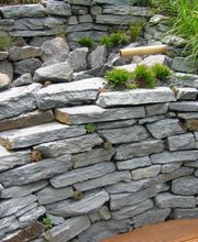 Trockenmauern, Grasland Gartengestaltung