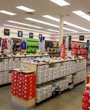 Athletic Shoes Section of Store