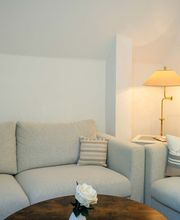 Apartment Wohnbereich mit Schlafcouch - Boutique Hotel Rosengarten Hamburg