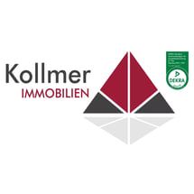 Logo von Kollmer Immobilien mit DEKRA-Zertifizierung für Immobilienbewertung. Dein Immobilienmakler in Großenseebach und Erlangen-Höchstadt.