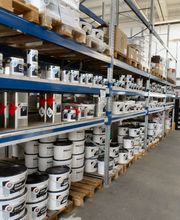 Standortbild Innenraum Lager MEGA eG Hannover-Wülfel, Großhandel für Maler, Bodenleger und Stuckateure