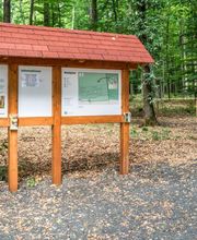 Auf der Infotafel am Parkplatz finden Sie die wichtigsten Informationen auf einen Blick.