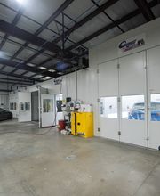 Exterior of Spray Paint Booth