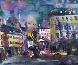 Aquarell auf Bütten, 56 x 76 cm,
von: Andreas Mattern ©