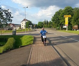 Probefahrt E-Scooter 2014