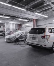 Wide Shot of Body Repair Area