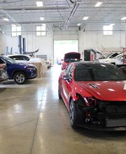 Wide Shot of Body Repair Area