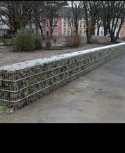 Vornholt Herne Gabionen Fertig