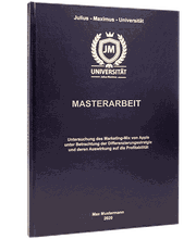 Masterarbeit online drucken und binden lassen