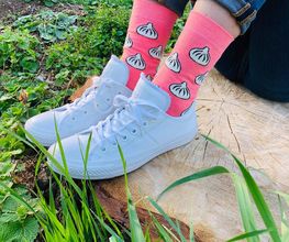 Georgische Socken mit Khinkali Logo