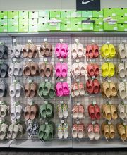 Shot of Popular Brand Section (I.e. Croc Shoe Wall)