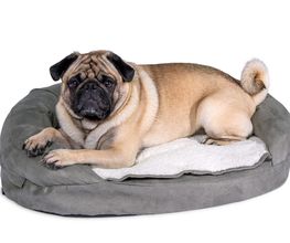 Karlie Liegebett Ortho für einen gesunden Hundeschlaf. Der Memory-Foam passt sich der Beschaffenheit des Körpers an und sorgt für eine optimale Druckentlastung von Wirbelsäule und Gelenke.