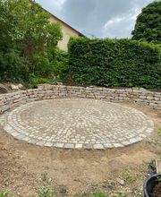 Kreis aus Granitkleinstein